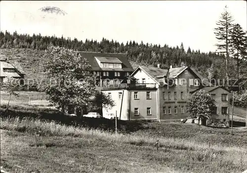 Erlabrunn Erzgebirge Steinheidel Restaurant Kat. Breitenbrunn Erzgebirge