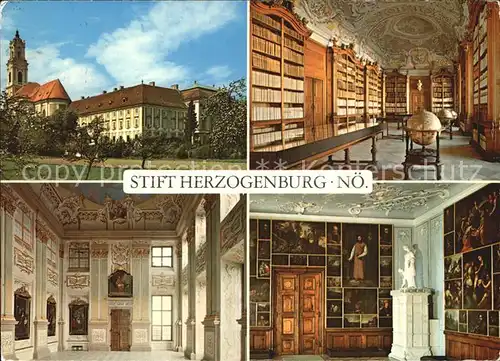 Herzogenburg Augustiner Chorherrenstift Stiftsgebaeude Bibliothek Festsaal Bildersaal Gemaelde Kat. Herzogenburg