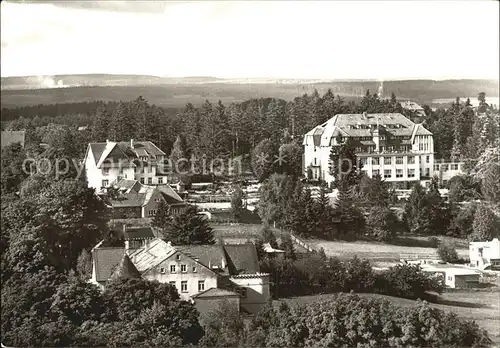 Friedrichsbrunn Harz Sanatorium Ernst Thaelmann Heilklimatischer Kurort Kat. Friedrichsbrunn