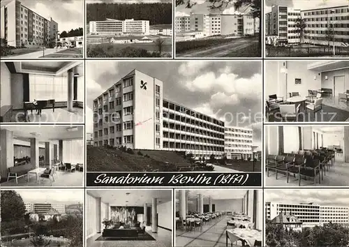 Berlin Sanatorium der BfA Kat. Berlin