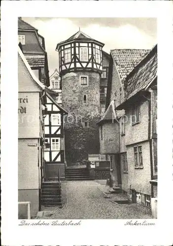 Lauterbach Hessen Ankerturm Altstadt Kat. Lauterbach (Hessen)