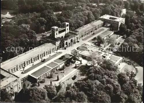 Potsdam Park Sanssouci Schloss Fliegeraufnahme Kat. Potsdam