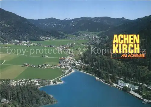 Achenkirch Fliegeraufnahme Kat. Achenkirch am Achensee