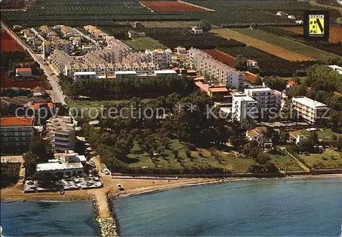 Denia Fliegeraufnahme Strand  Kat. Alicante