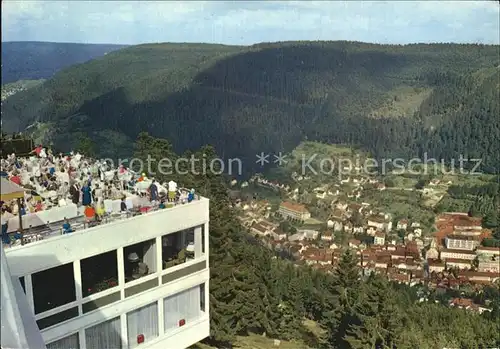 Wildbad Schwarzwald Terrasse Sommerberg Hotel Kat. Bad Wildbad