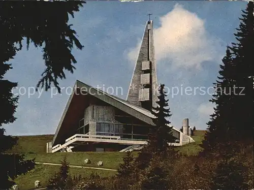 Feldberg Schwarzwald Kirche der Verklaerung Christi Kat. Feldberg (Schwarzwald)