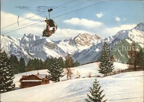 Oberstdorf Soellereckbahn Schneck Himmelhorn Grosser Wilder  Kat. Oberstdorf