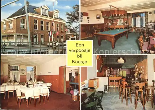 Sneek Hotel Cafe Restaurant Koos Homans Kat. Sneek