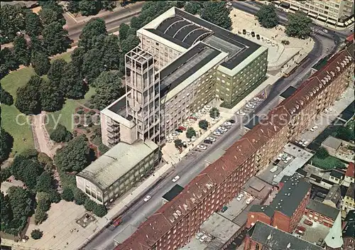 Arhus Fliegeraufnahme mit Rathaus Kat. Arhus