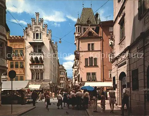 Bozen Suedtirol Piazza Erbe  Kat. Bozen Suedtirol