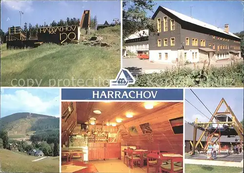 Harrachov Harrachsdorf Skisprungschanze Sessellift  Kat. Harrachsdorf