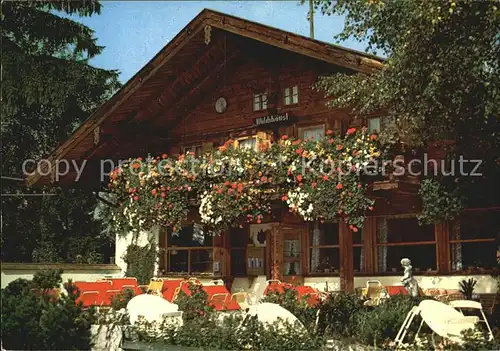 Schliersee Cafe Pension Milchhaeusl Kat. Schliersee