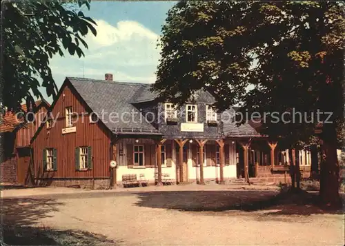 Friedrichsroda Heuberghaus am Rennsteig Kat. Friedrichsroda