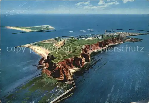 Helgoland Fliegeraufnahme Kat. Helgoland