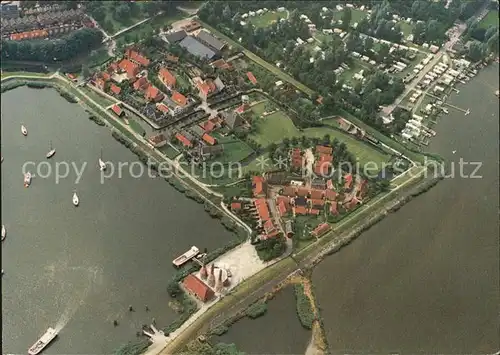 Enkhuizen Buitenmuseum van het Zuiderzeemuseum Fliegeraufnahme Kat. Enkhuizen