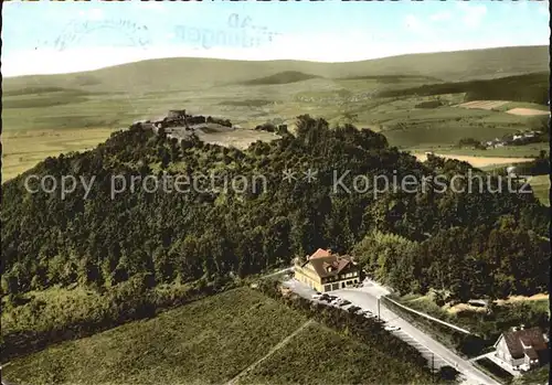 Melsungen Fulda Burg Heiligenberg Hotel Restaurant Fliegeraufnahme Kat. Melsungen