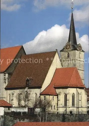 Kronach Oberfranken Stadtpfarrkirche Sankt Johannes Kat. Kronach