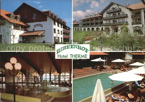 Bad Griesbach Rottal Birkenhof Hotel Therme Thermalhallenbad Freibad Kat. Bad Griesbach i.Rottal