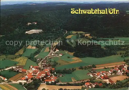 Schwabthal Kurklinik Lautergrund Fliegeraufnahme Kat. Bad Staffelstein