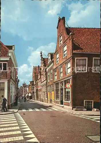 Enkhuizen Westerstraat Giebelhaeuser Kat. Enkhuizen