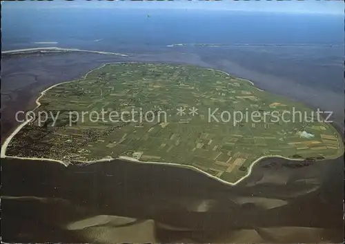 Insel Foehr Nordseeinsel Fliegeraufnahme Kat. Wyk auf Foehr