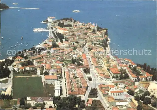 Porec Altstadt Halbinsel Fliegeraufnahme Kat. Kroatien