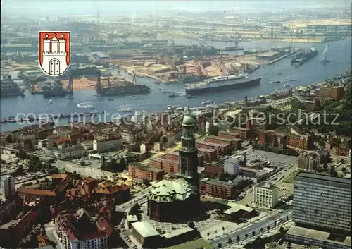 Hamburg Michaeliskirche Hafen Kat. Hamburg