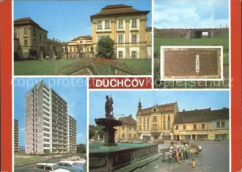 Duchcov Denkmal Stadtansichten Kat. Dux