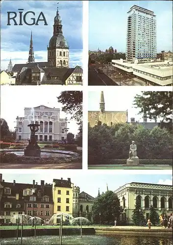 Riga Lettland Kirche Denkmal Stadtansichten Kat. Riga