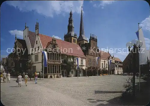 Lemgo Marktplatz Rathaus Kat. Lemgo