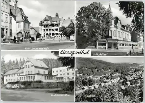 Georgenthal Georgenthal Hotel Deutscher Hof Cafe Adler x / Georgenthal /Gotha LKR