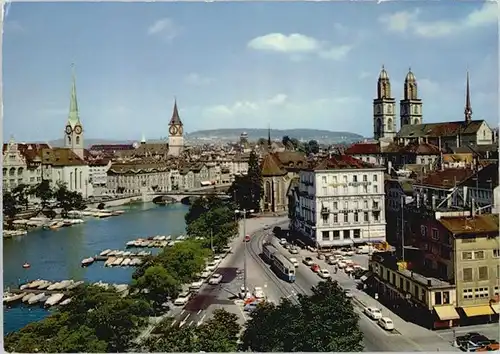 Zuerich Zuerich Fraumuenster St.Peters Kirche Grossmuenster x / Zuerich /Bz. Zuerich City