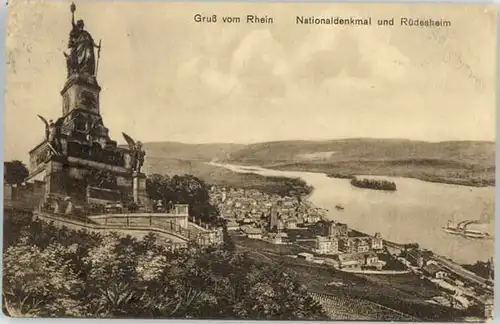 Ruedesheim Ruedesheim Nationaldenkmal x / Ruedesheim am Rhein /Rheingau-Taunus-Kreis LKR