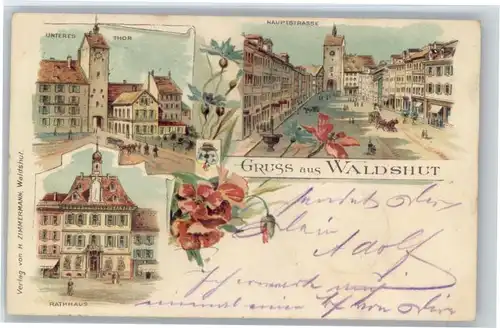 Waldshut Tiengen Rhein Waldshut-Tiengen Hauptstrasse Rathaus x /  /