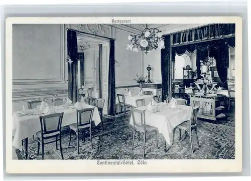 Koeln Koeln Kontinental Hotel Restaurant * /  /