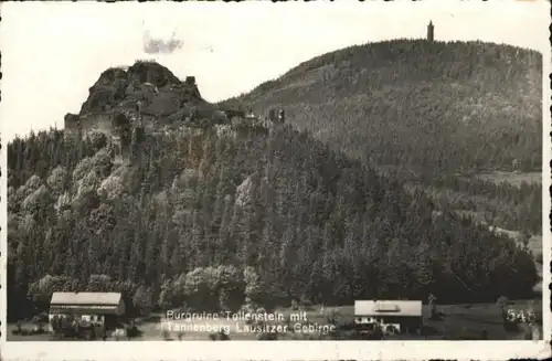 Tannenberg Lausitzergebirge Burgruine Tollenstein x