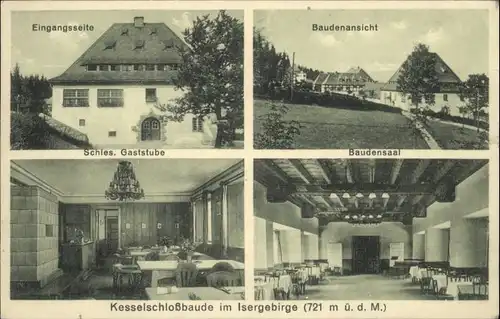 Kesselschlossbaude Isergebirge Gaststube  x