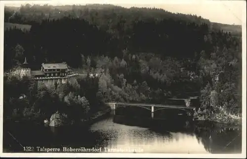 Talsperre Boberroehrsdorf Turmsteinbaude *