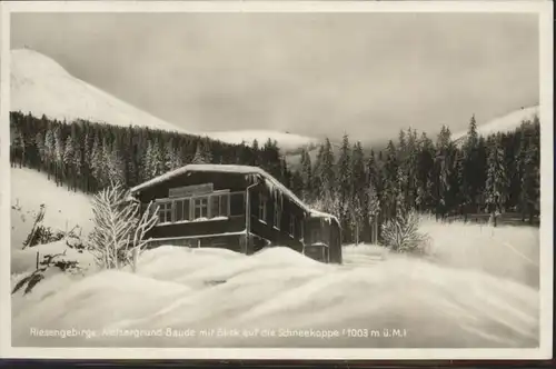 Melzergrundbaude Riesengebirge Schneekoppe x