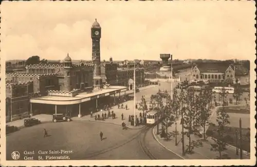 Gand Gent Gare Saint-Pierre St. Pieterstatie Bahnhof *