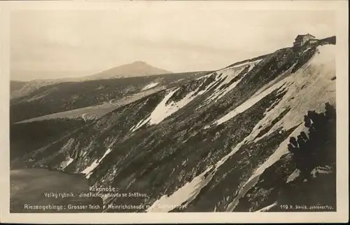 Heinrichsbaude Riesengebirge Grosser Teich