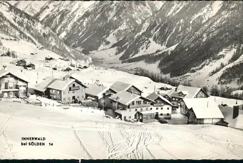 Soelden Innerwald / Soelden oetztal Tirol /Tiroler Oberland