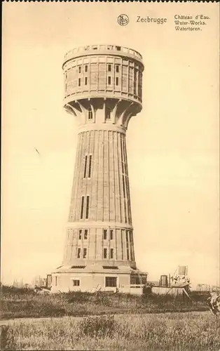 Zeebrugge West-Vlaanderen Chateau d Eau Water-Works