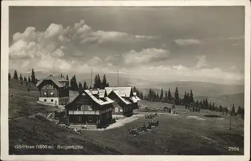 Goerlitzen Oesterreich Bergerhuette Kat. 