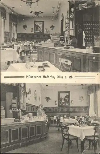 Koeln Muenchner Hofbraeu Kat. Koeln