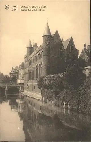 Gand Belgie Gent Chateau Gerard le Diable Kat. 