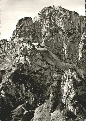 Wendelstein mit Wendelsteinhaus Kat. Bayrischzell