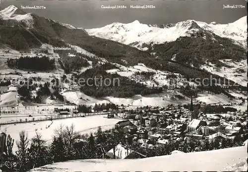 Bad Hofgastein Salzburg Gesamtansicht Wintersportplatz Thermalbad Tauernbahn Kat. Bad Hofgastein