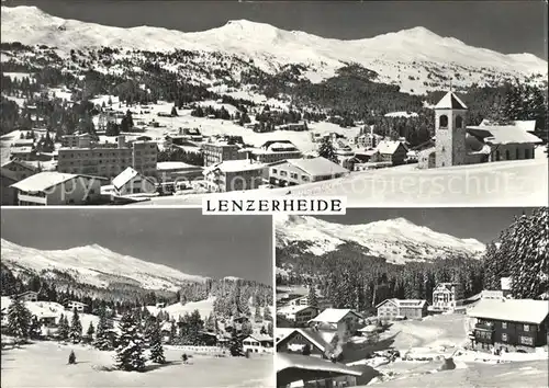 Lenzerheide Valbella Panorama Teilansichten Kat. Lenzerheide