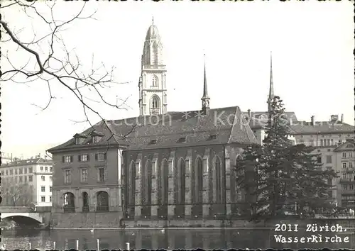 Zuerich Wasserkirche / Zuerich /Bz. Zuerich City